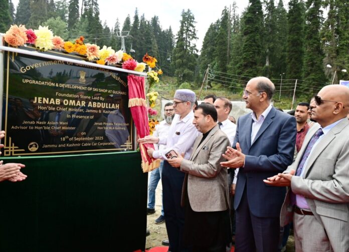 Gulmarg Convention Centre inauguration by CM Omar Abdullah