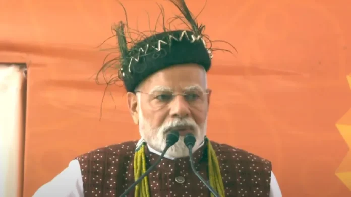 Prime Minister Modi addresses rally in Itanagar, Arunachal Pradesh