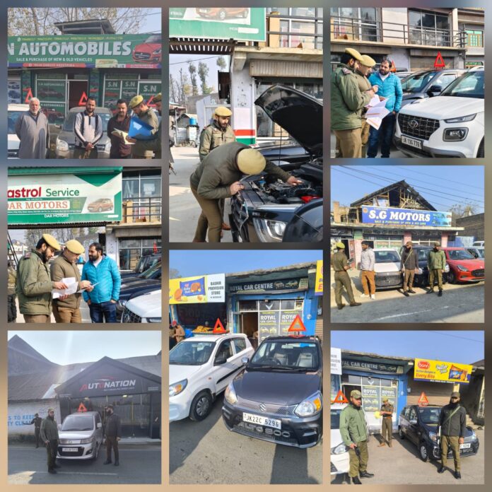 Awantipora Police conducting an inquiry into vehicle transactions